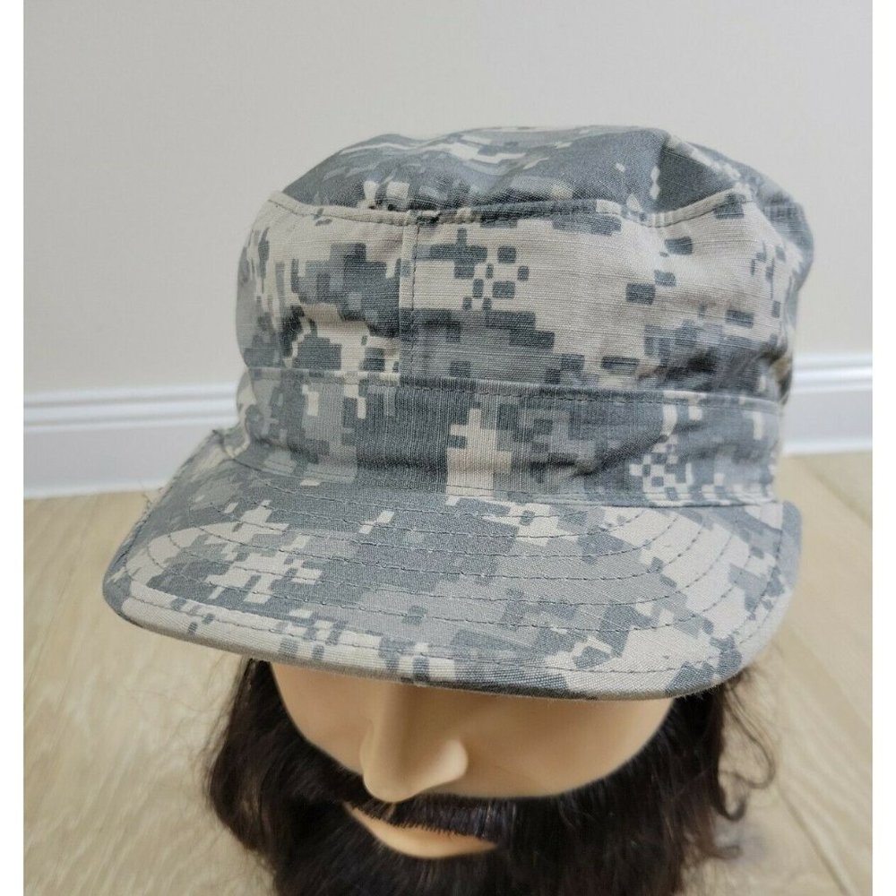 Patrol Cap Sekri 50/50 Cotton Nylon Digital Camo Military Hat 7 1/8 Fitted Cadet